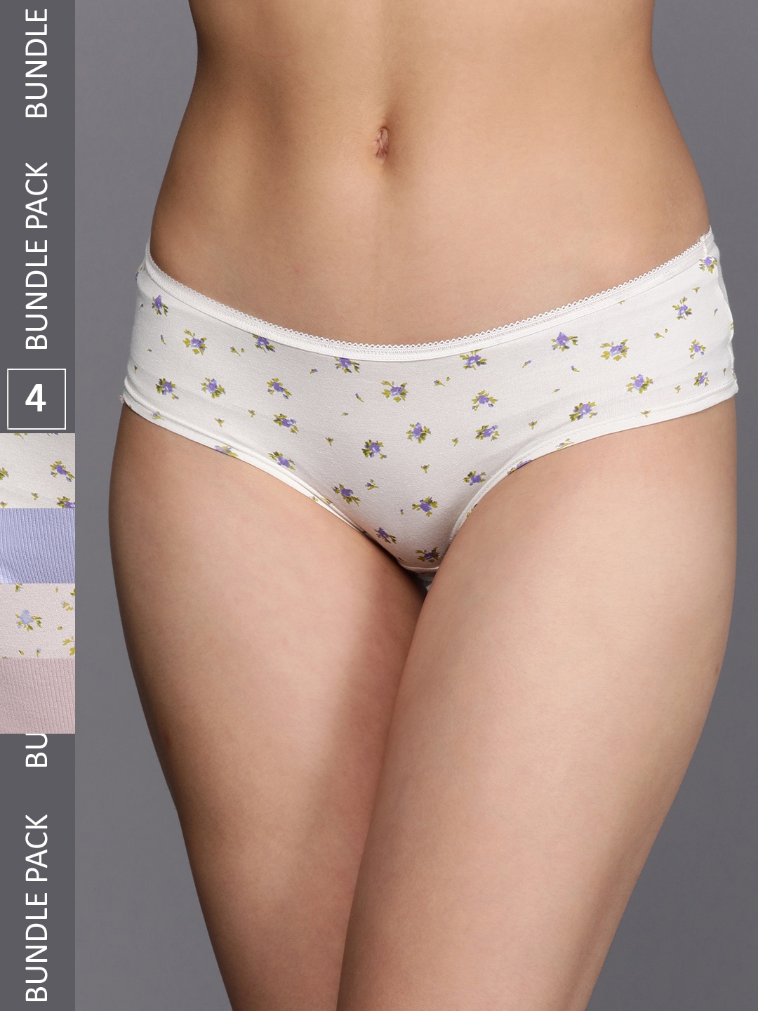 

NEXT Women Pack of 4 Hipster Briefs, Blue