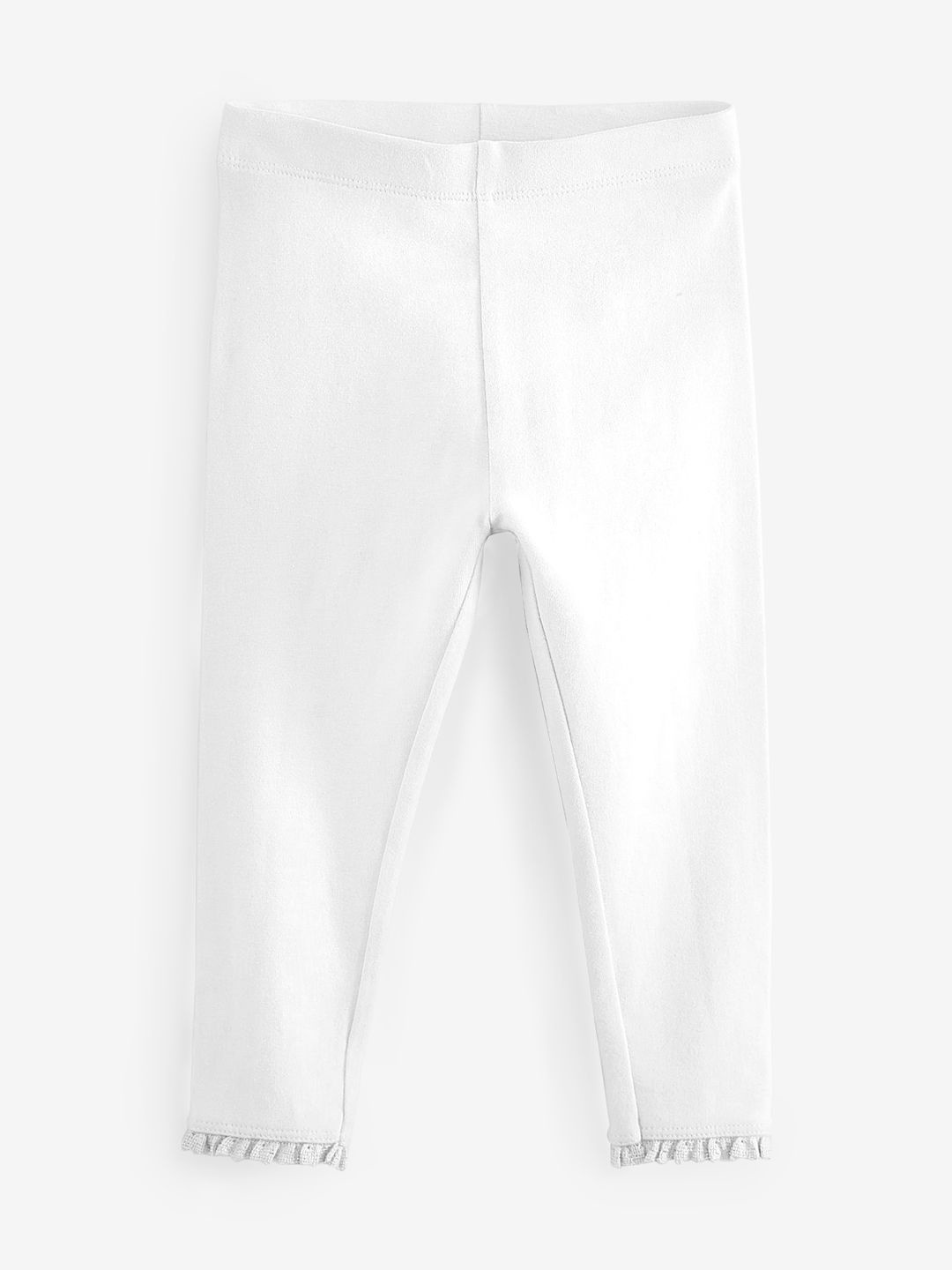 

NEXT Girls Solid Regular Fit Leggings, White