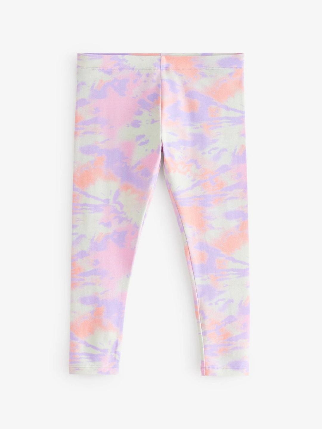 

NEXT Girls Tie & Dye High-Waist Leggings, Pink