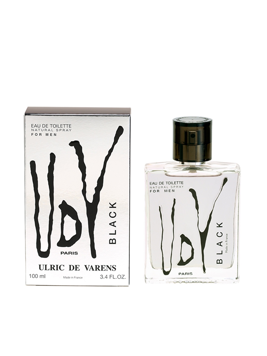 

ULRIC DE VARENS Men Paris Eau De Toilette 100 ml, Silver