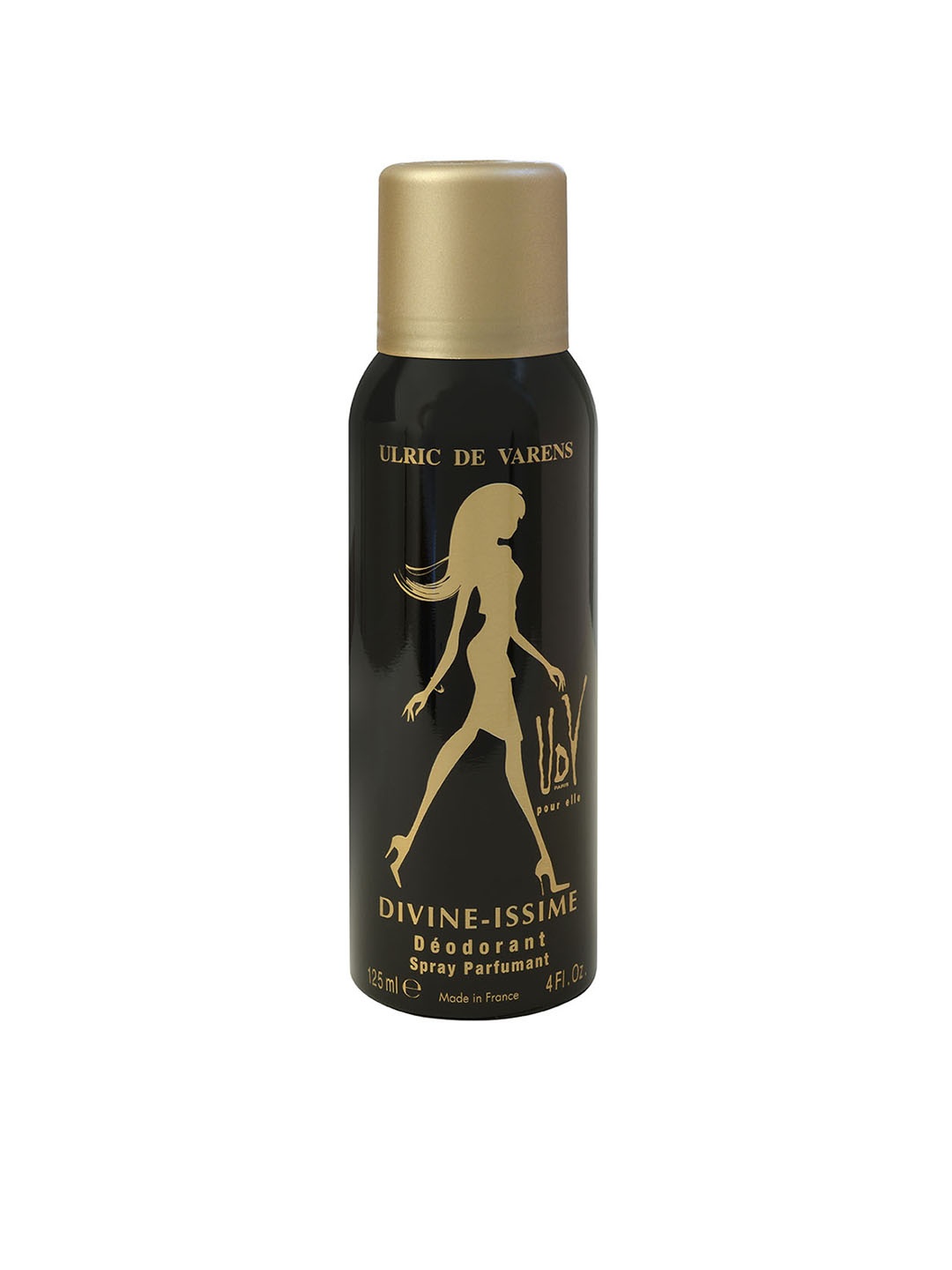 

ULRIC DE VARENS Women Divine-Issime Deodorant 125 ml, Black