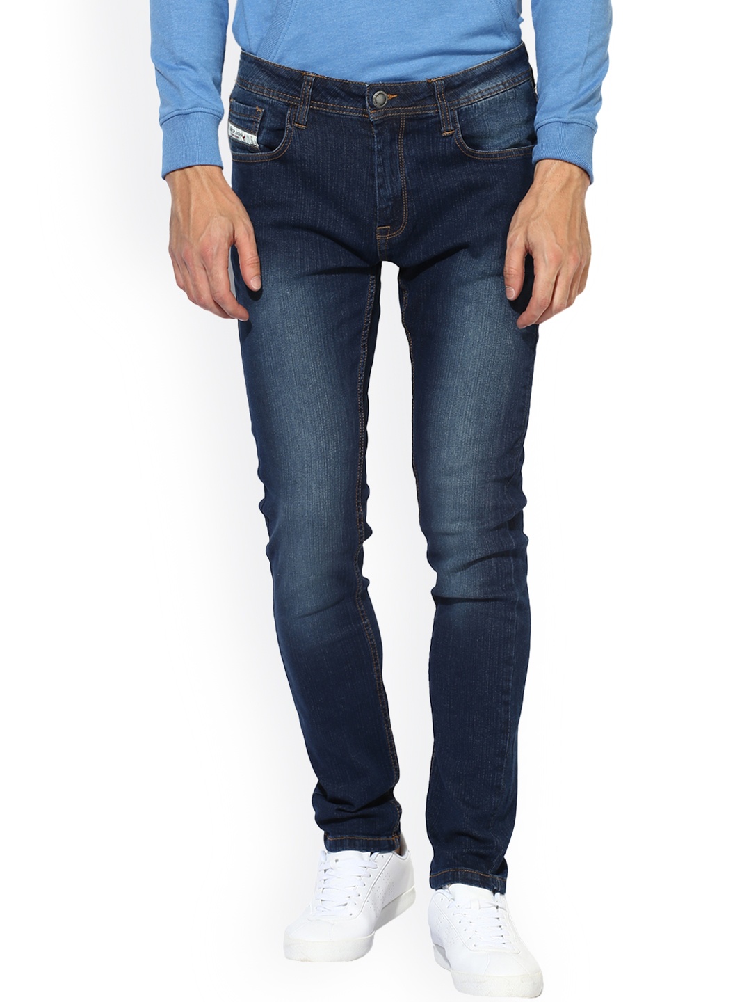 

Red Tape Men Blue Slim Fit Mid-Rise Clean Look Stretchable Jeans