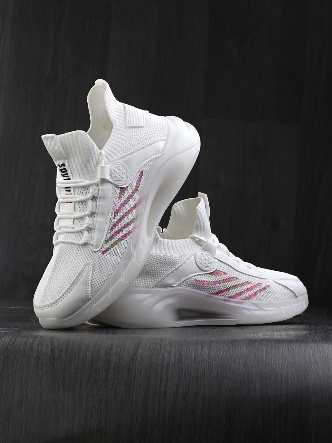 

SPYKAR Men Non-Marking Walking Sports Shoes, White