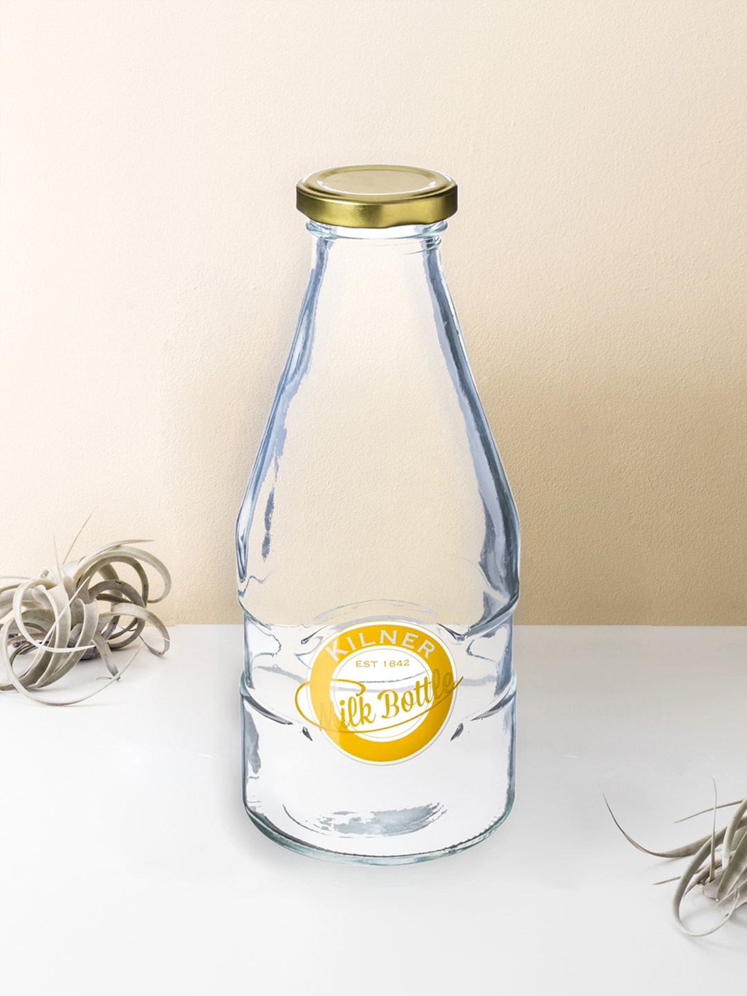 

KILNER Transparent Brand Logo Printed Food Container Glass Milk Bottle - 568 ml