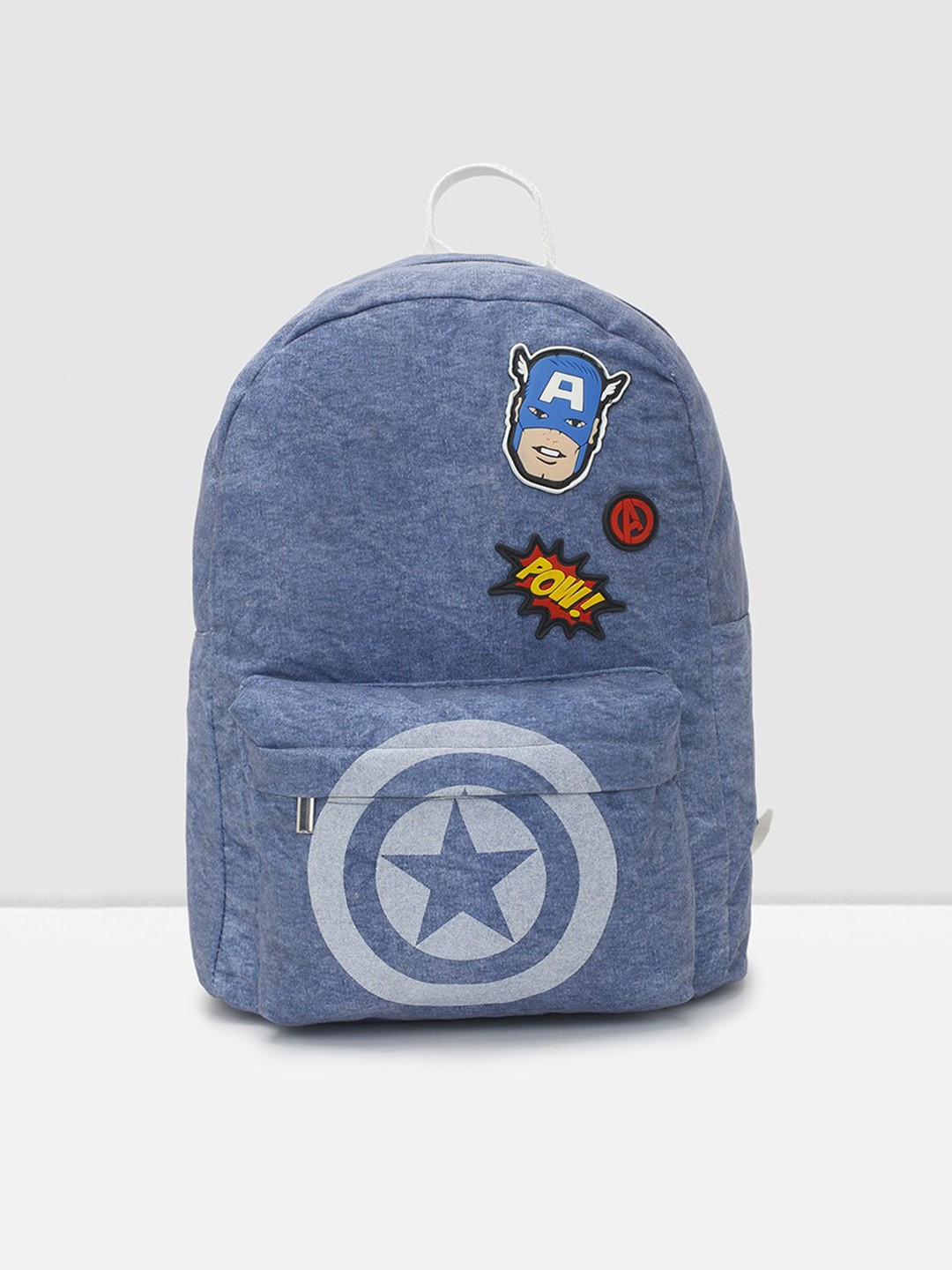 

max Boys Captain America Printed Small Backpack, Blue