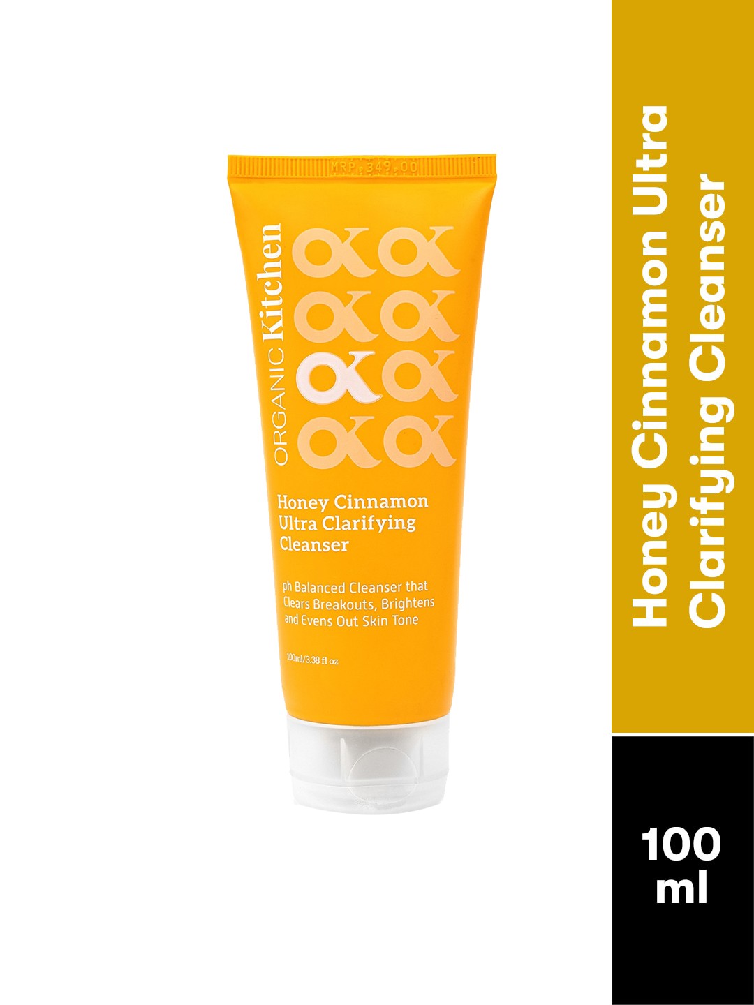 

Organic Kitchen Honey Cinnamon Ultra Clarifying Cleanser with Niacinamide - 100 ml, Yellow
