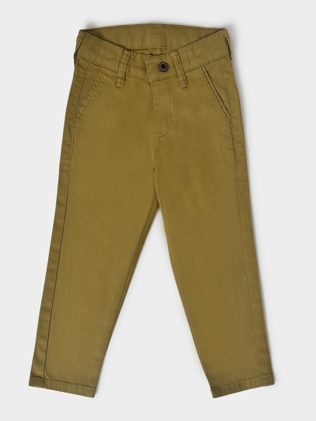 

MiArcus Boys Cotton Slim Fit Stretchable Jeans, Beige