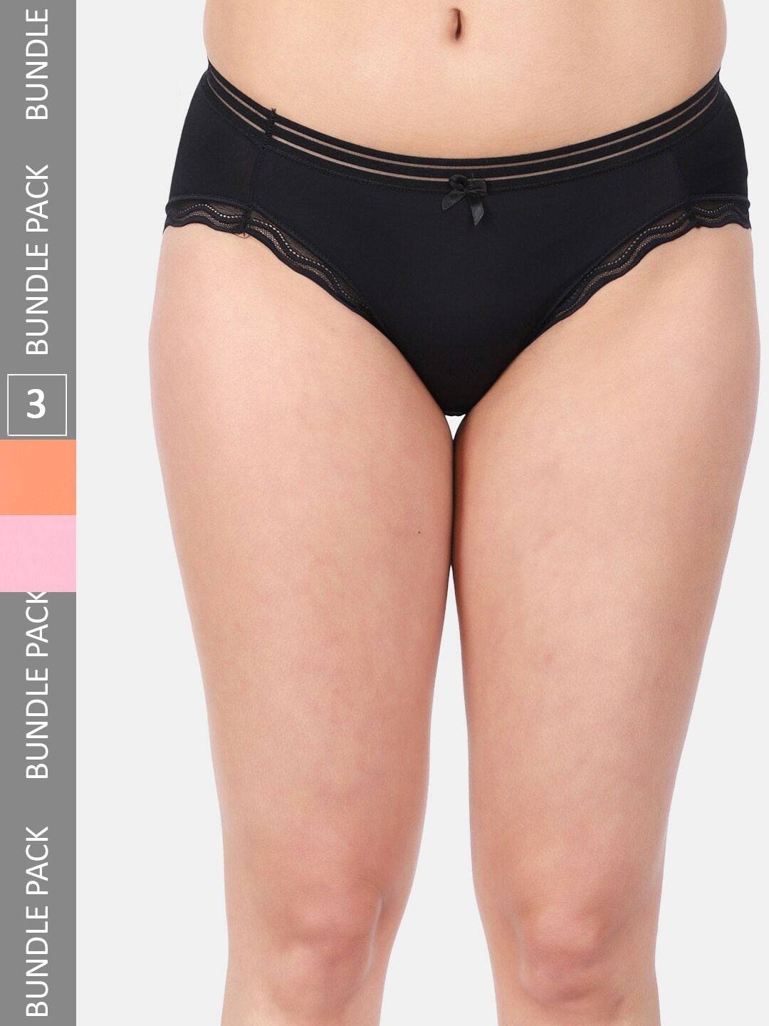 

Amour Secret Women Pack Of 3 Anti-Bacterial Bikini Briefs, Purple