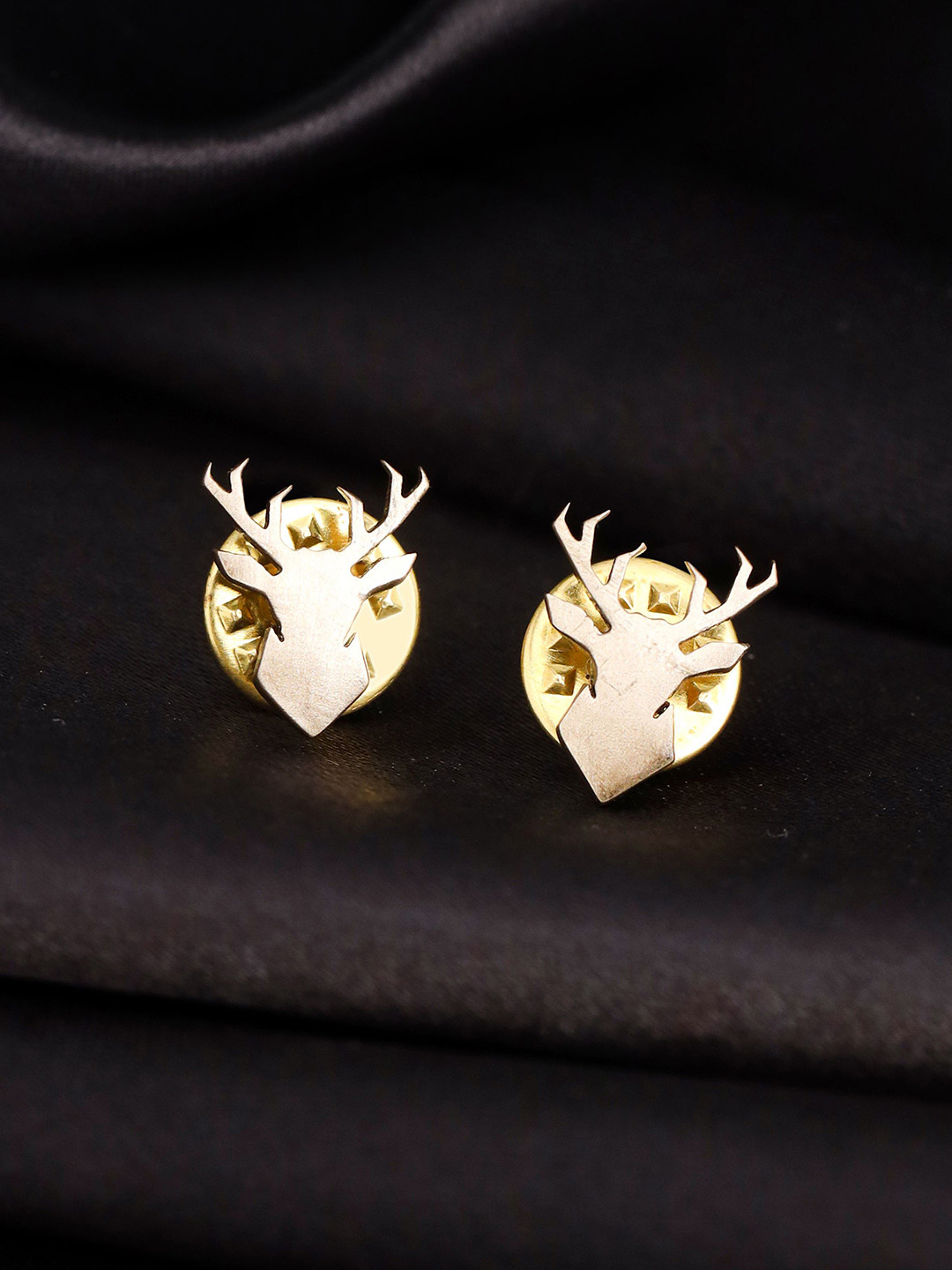 

COSA NOSTRAA Men Gold-Plated Lightweight and Durable Imperial Stag Collar Tips
