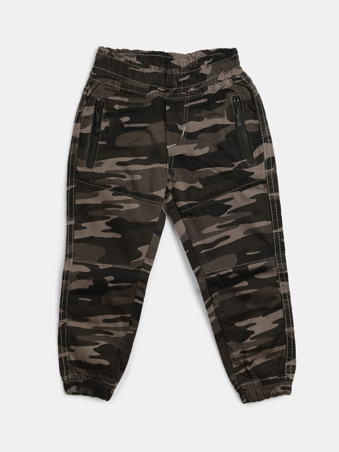 

V-Mart Infants Kids Classic Camouflage Printed Joggers, Olive