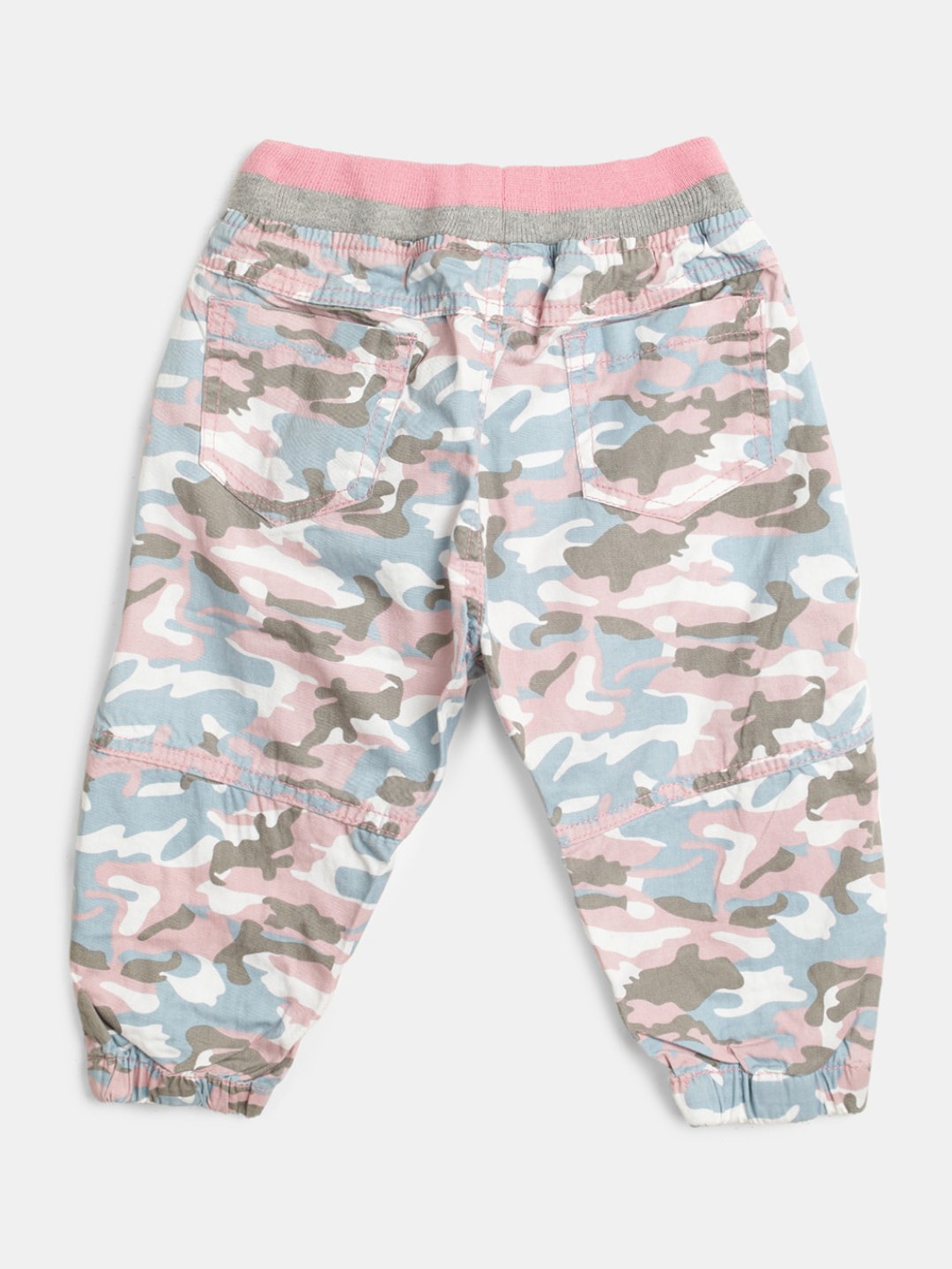 

V-Mart Infants Kids Classic Camouflage Printed Cotton Joggers, Pink