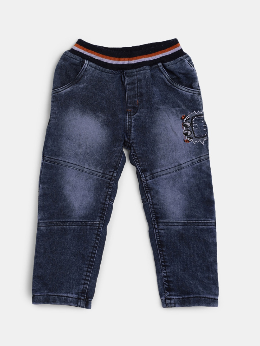 

V-Mart Infants Kids Classic Regular Fit Light Fade Cotton Jeans, Blue
