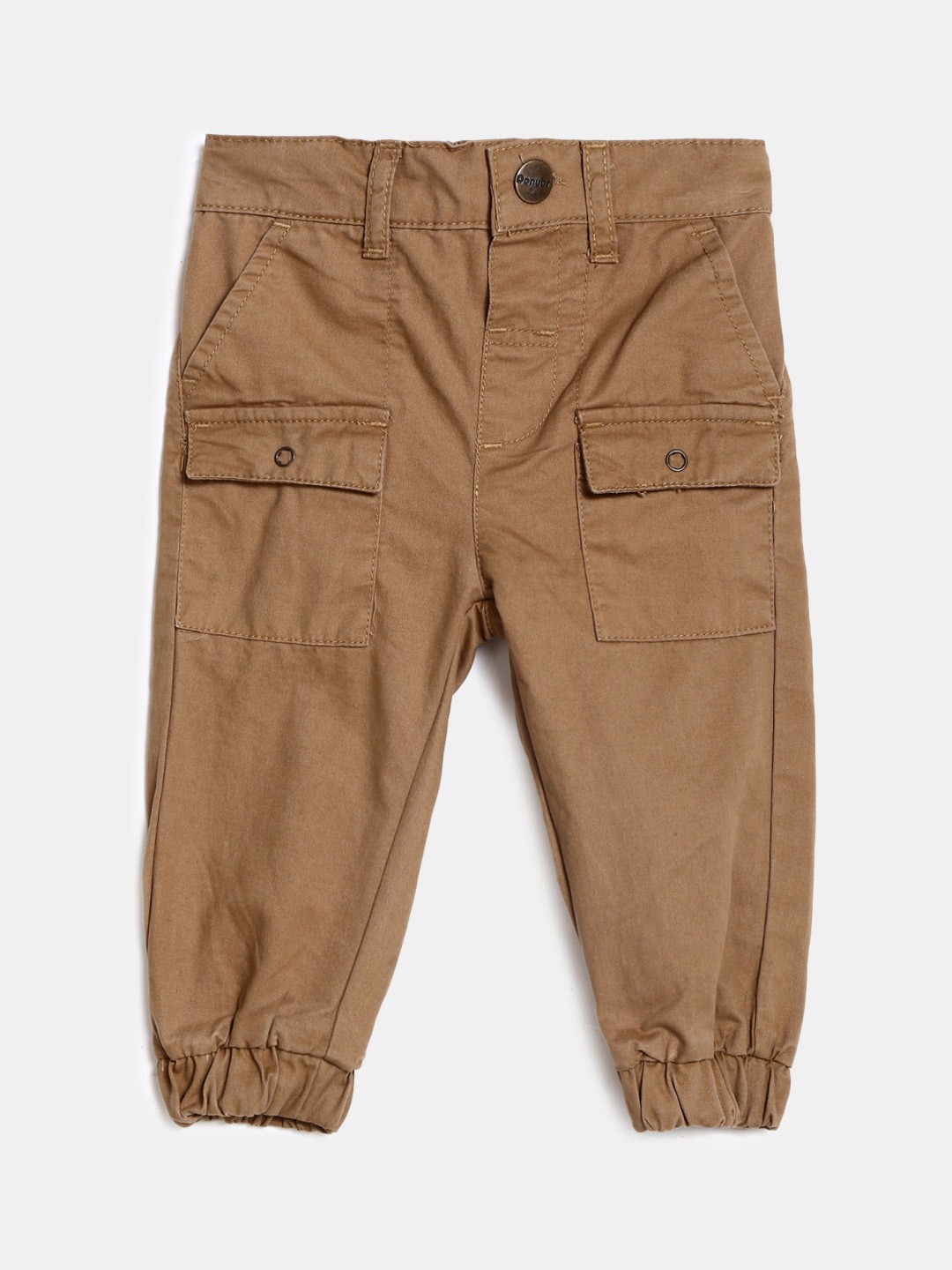 

V-Mart Infants Kids Classic Regular Fit Cotton Joggers, Khaki