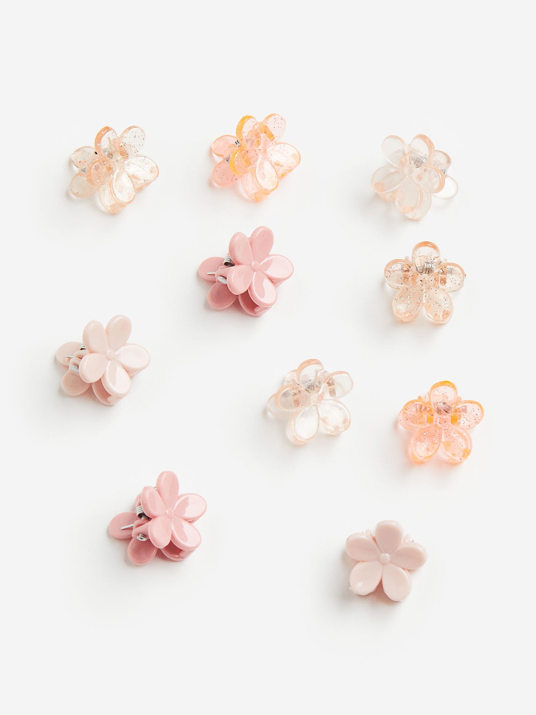 

H&M Girls 10-Pack Hair Clips, Orange