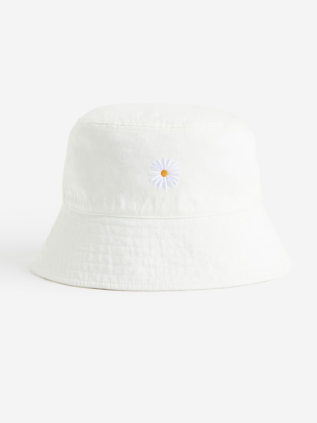 

H&M Women Cotton Bucket Hat, White