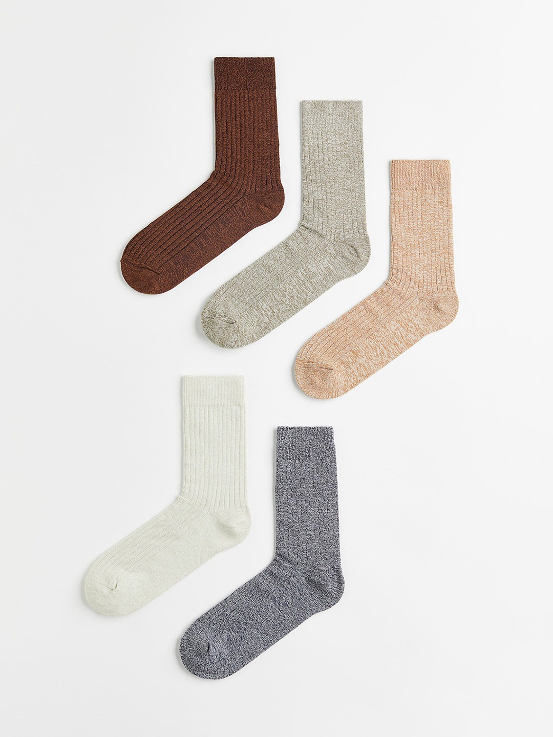 

H&M Men 5-Pack Socks, Blue