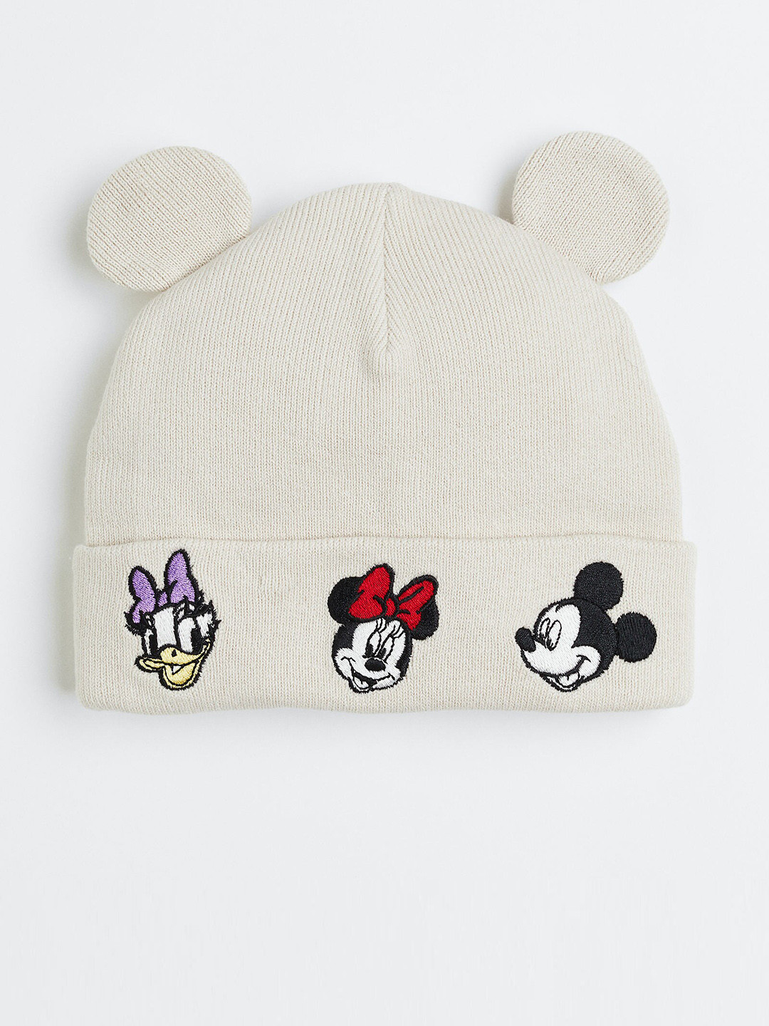

H&M Boys Mickey & Friends Motif-Detail Hat, Beige