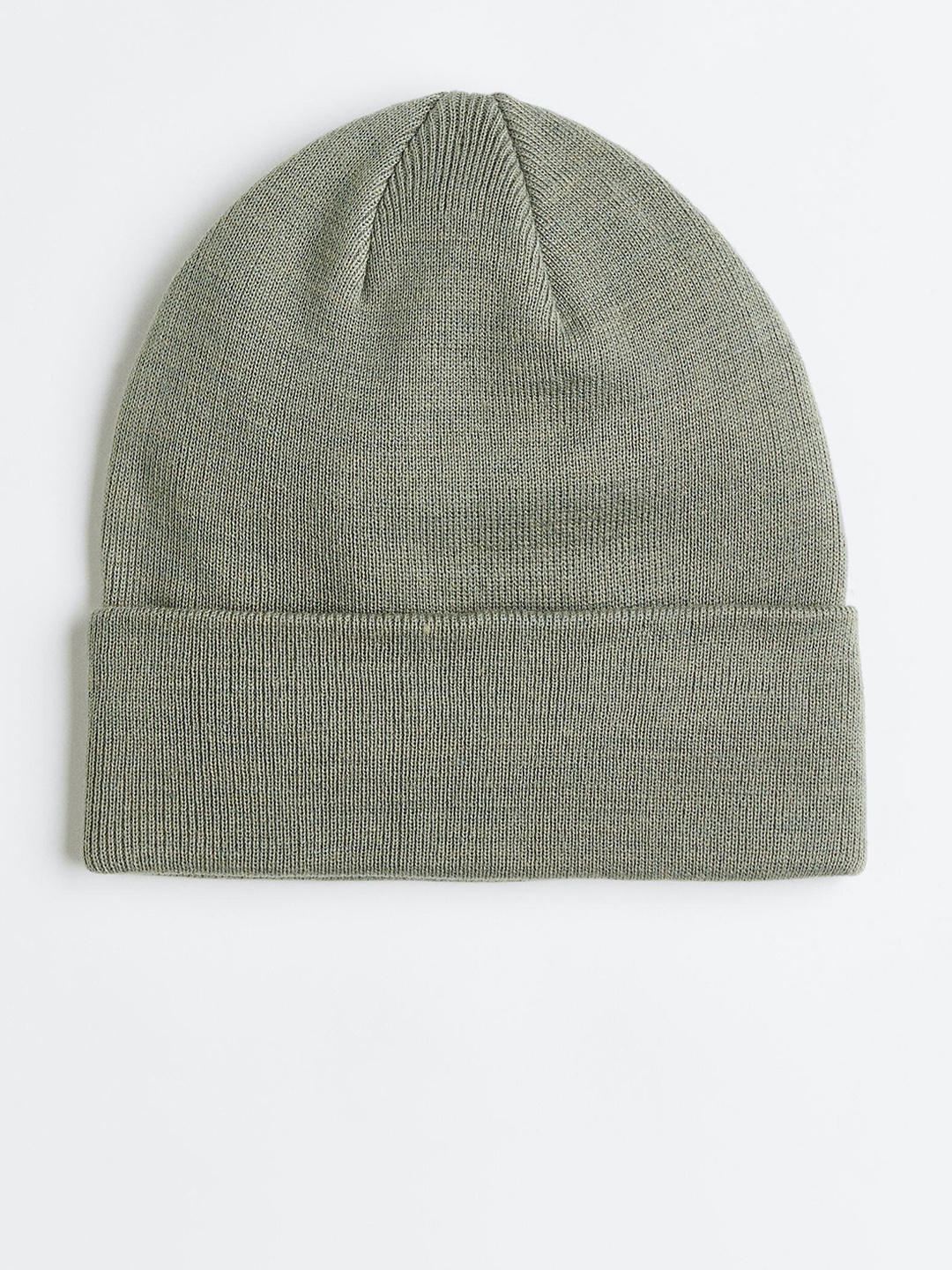 

H&M Women Fine-Knit Hat, Olive
