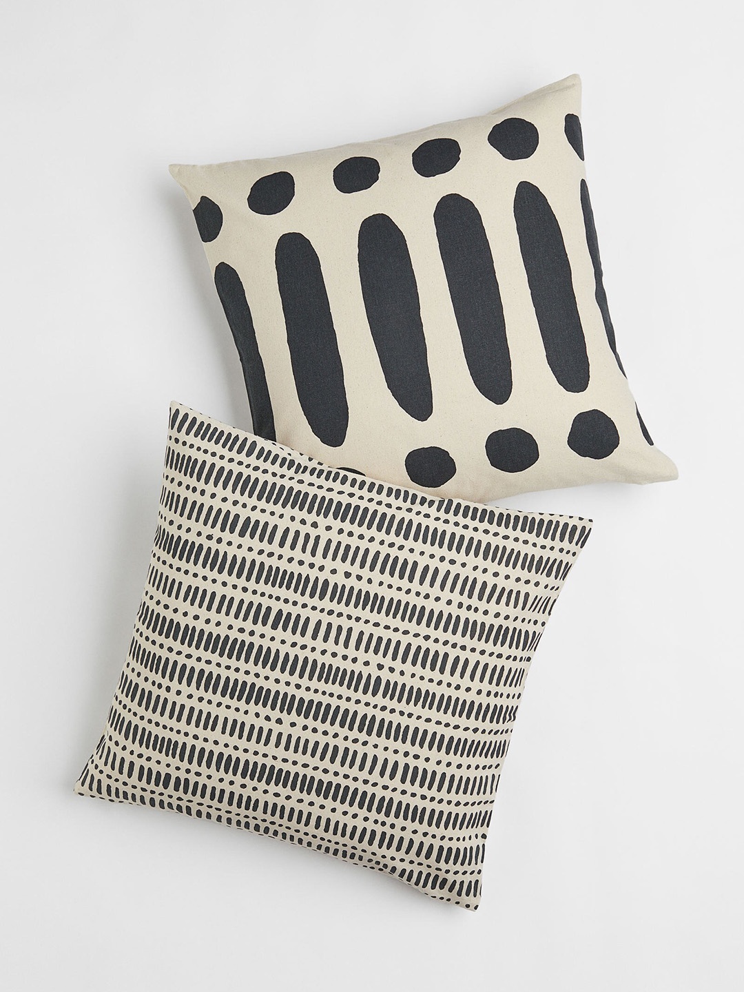 

H&M Grey & Beige 2-Pack Patterned Cushion Covers