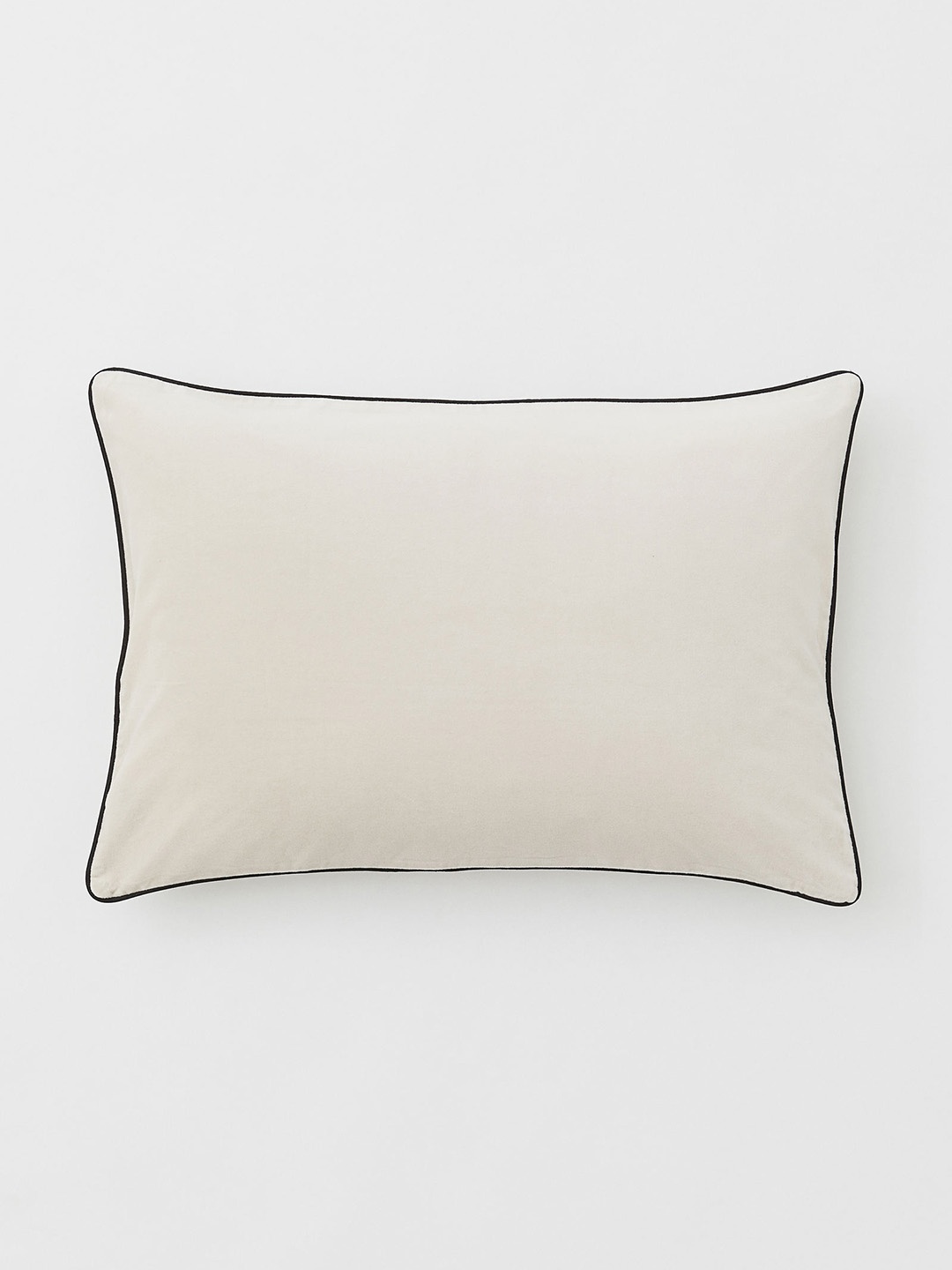 

H&M Beige Cotton Velvet Cushion Cover