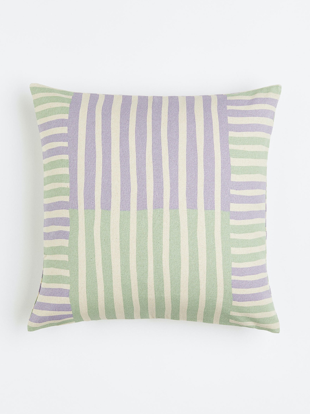 

H&M Green & Purple Patterned Cushion Cover