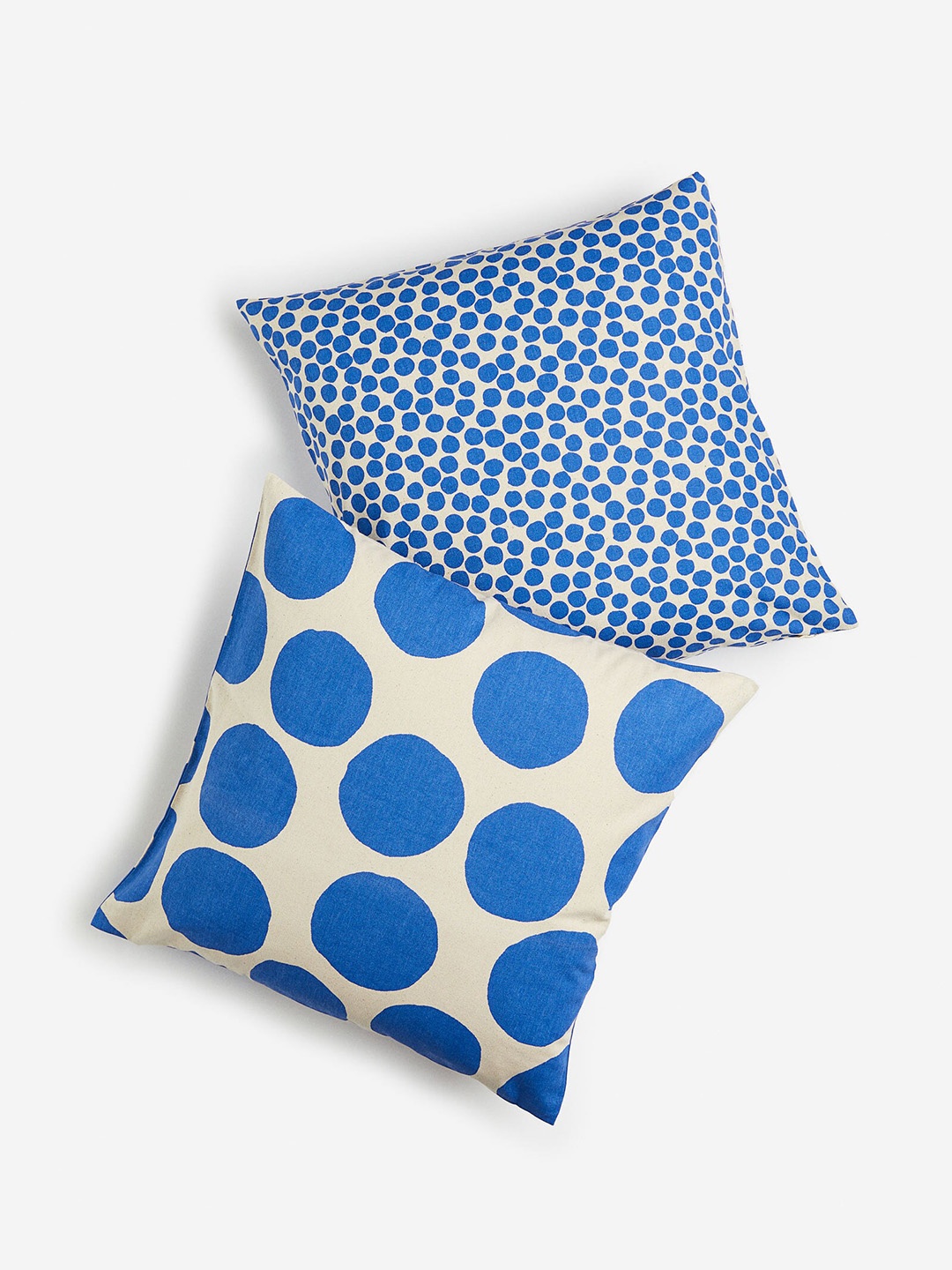 

H&M White & Blue 2-Pack Spotted Cushion Covers