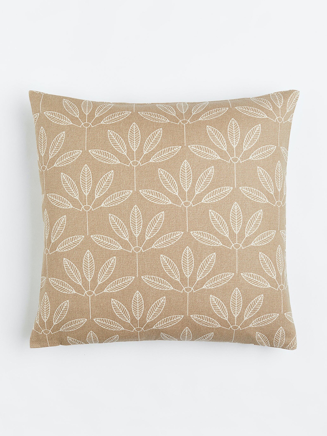 

H&M Beige Floral Cushion Cover