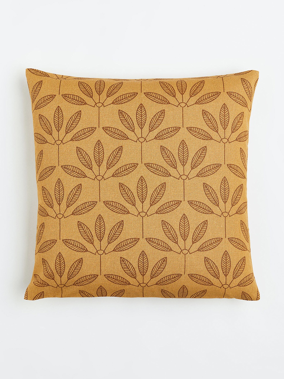 

H&M Mustard Yellow Floral Cushion Cover