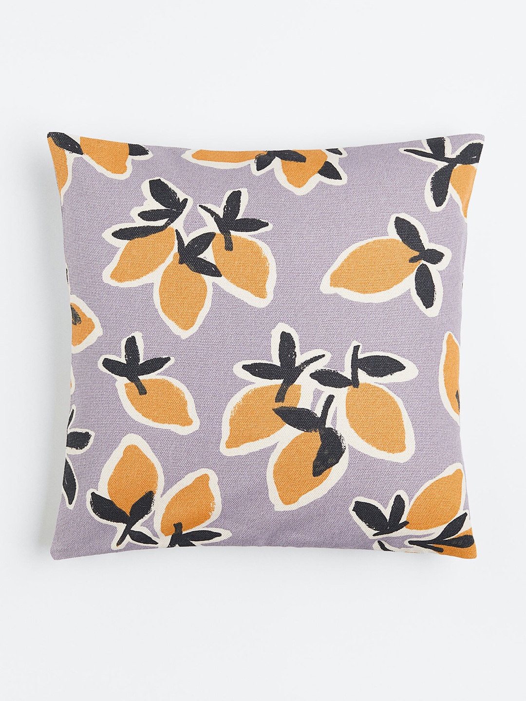 

H&M Purple & Orange Patterned Cotton Cushion Cover