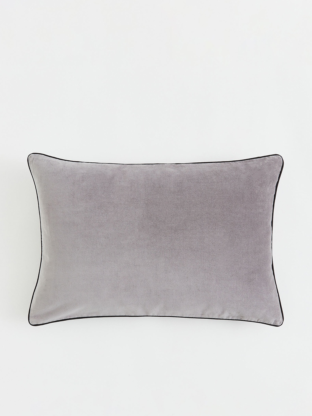 

H&M Grey Cotton Velvet Cushion Cover