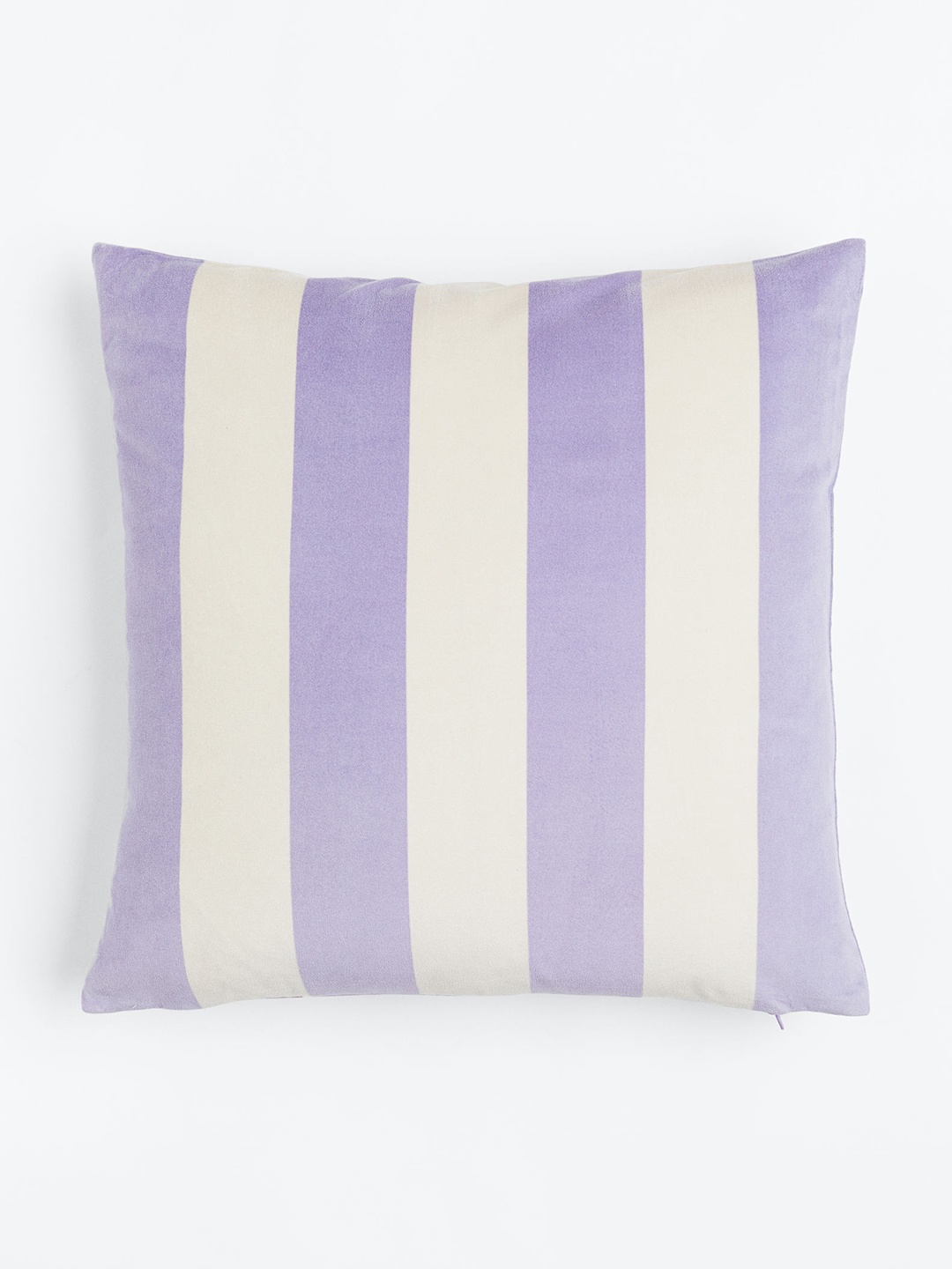 

H&M Purple & White Velvet Cushion Cover