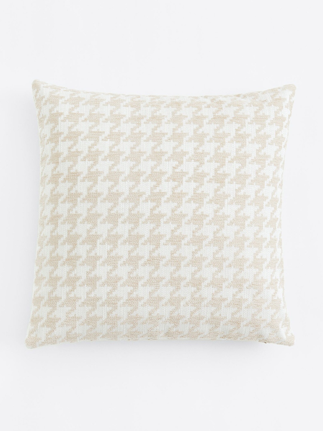

H&M Beige Jacquard-Weave Cushion Cover
