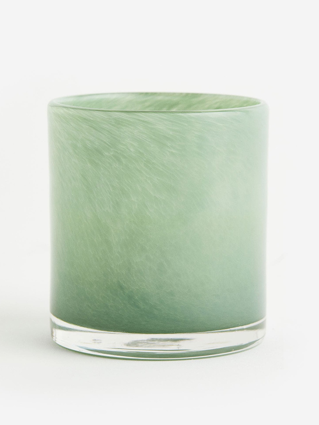 

H&M Green Glass Tealight Holder