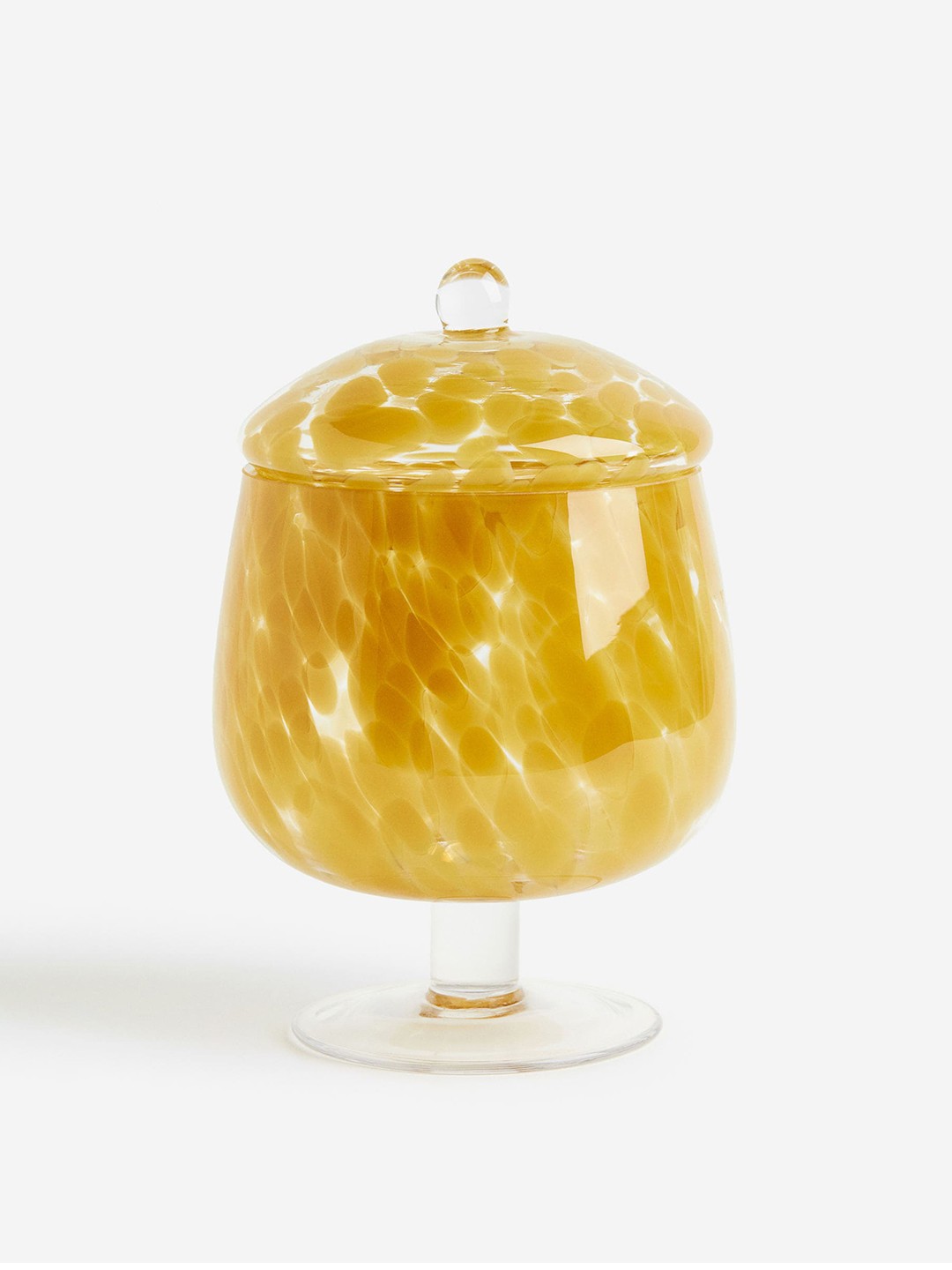 

H&M Yellow Glass Bonbonniere