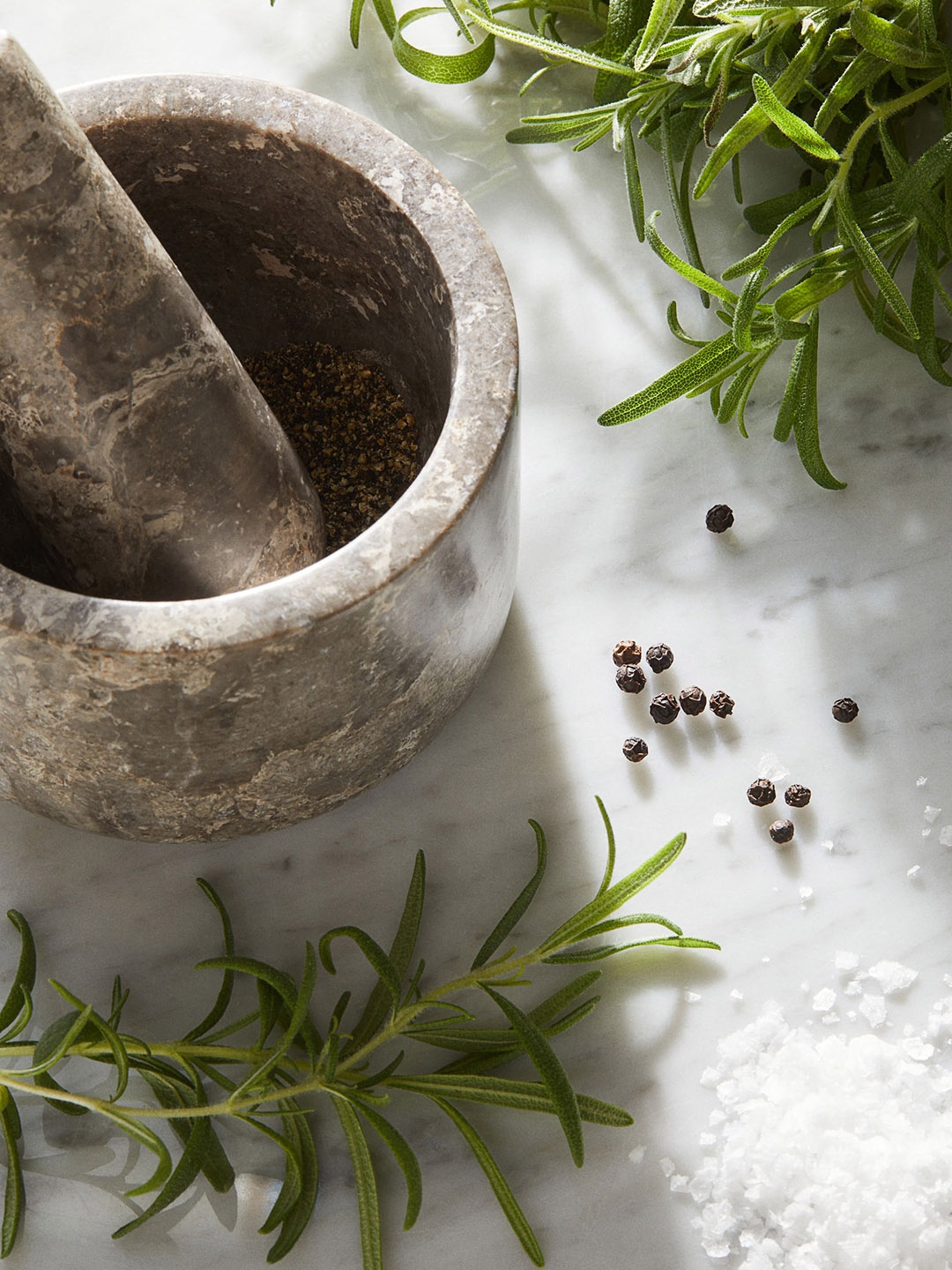 

H&M Grey Marble Mortar & Pestle