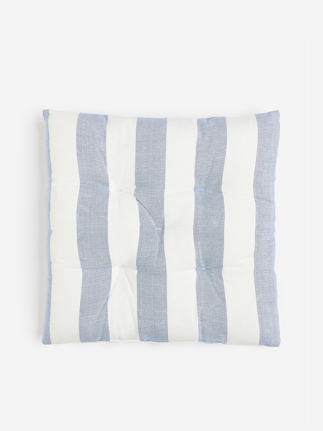 

H&M Blue & White Striped Cotton Seat Cushion