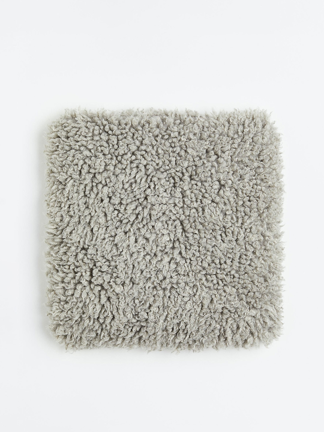 

H&M Grey Teddy Seat Cushion