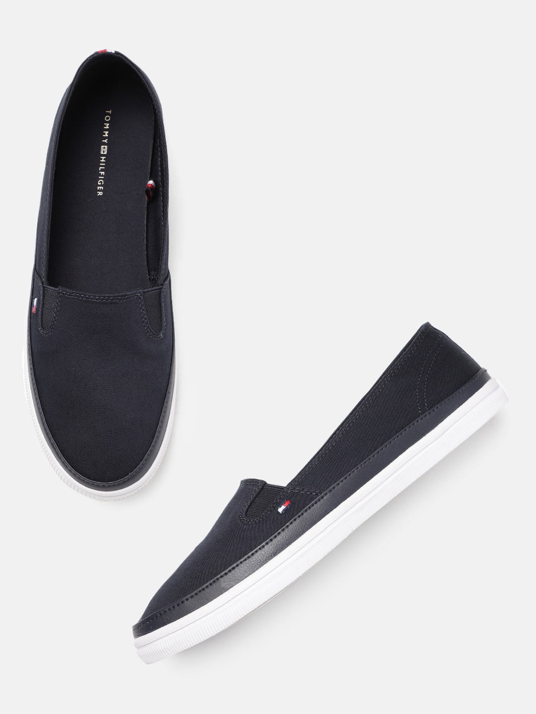 

Tommy Hilfiger Women Slip-On Sneakers, Navy blue