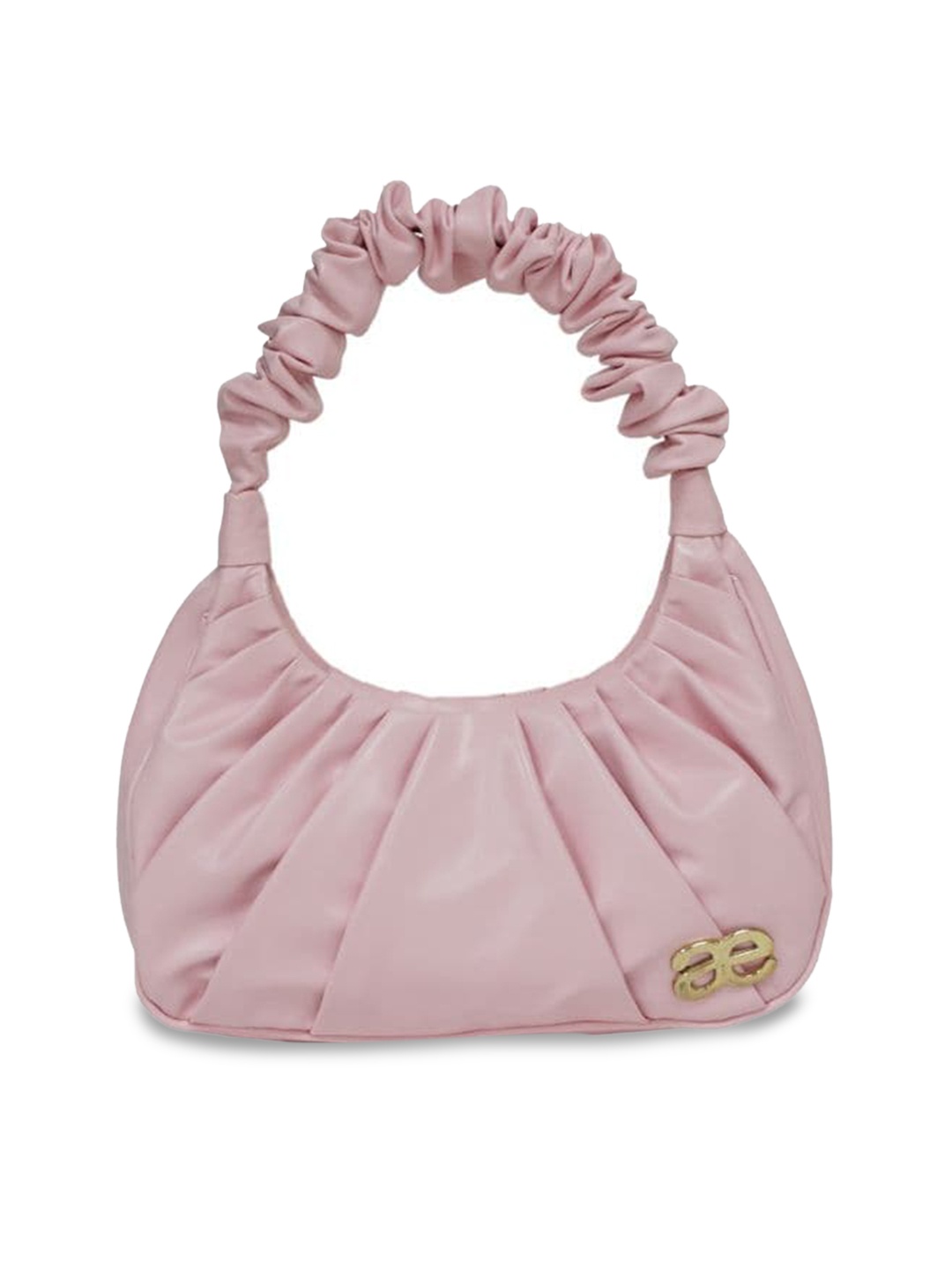 

Aegte Ruffle Strap Shoulder Bag, Pink
