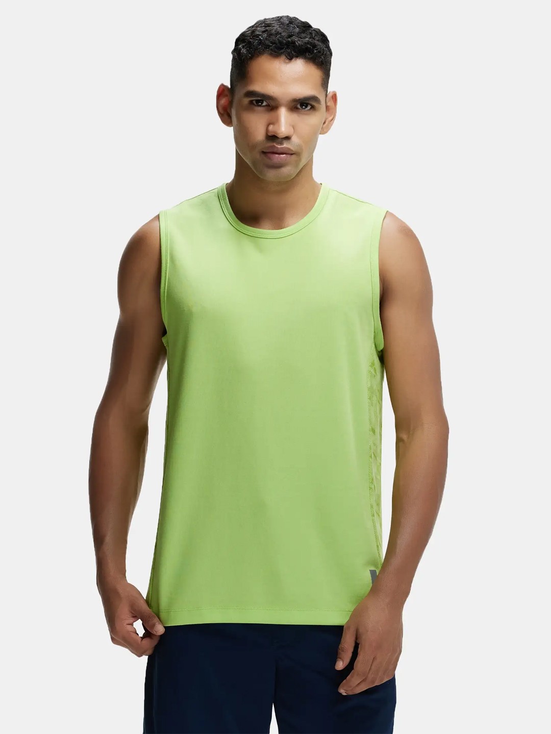 

Jockey Sleeveless Breathable Mesh Antimicrobial Sports T-shirt, Green