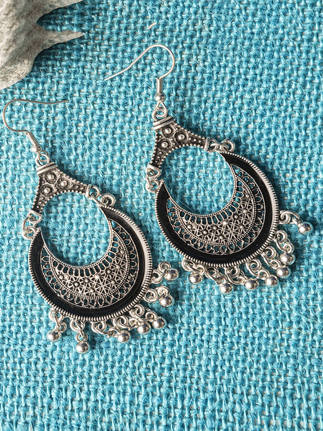 

Jewelz Set Of 2 Silver-Plated Contemporary Drop Earrings