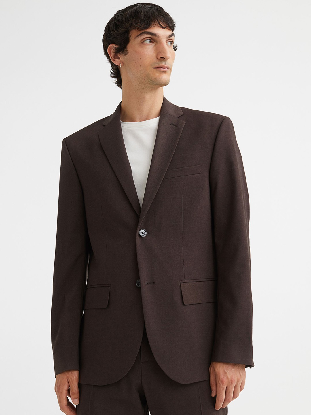 

H&M Men Jacket Slim Fit, Brown