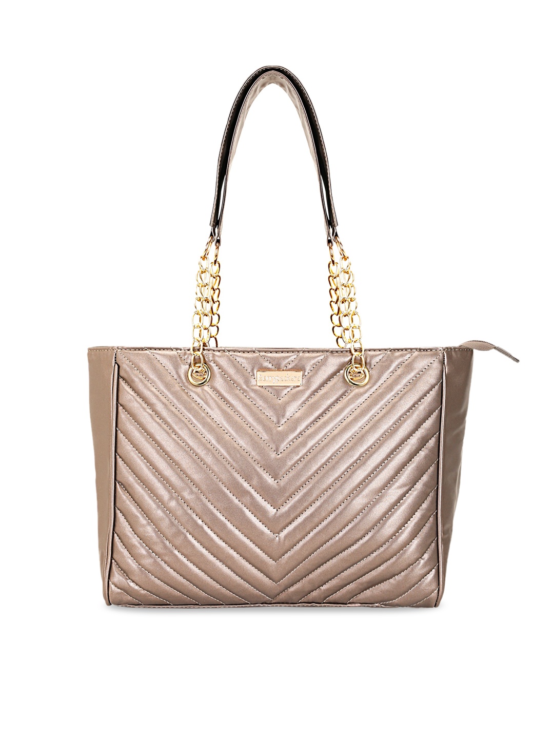 

Berrypeckers Structured Shoulder Bag with Quilted, Metallic