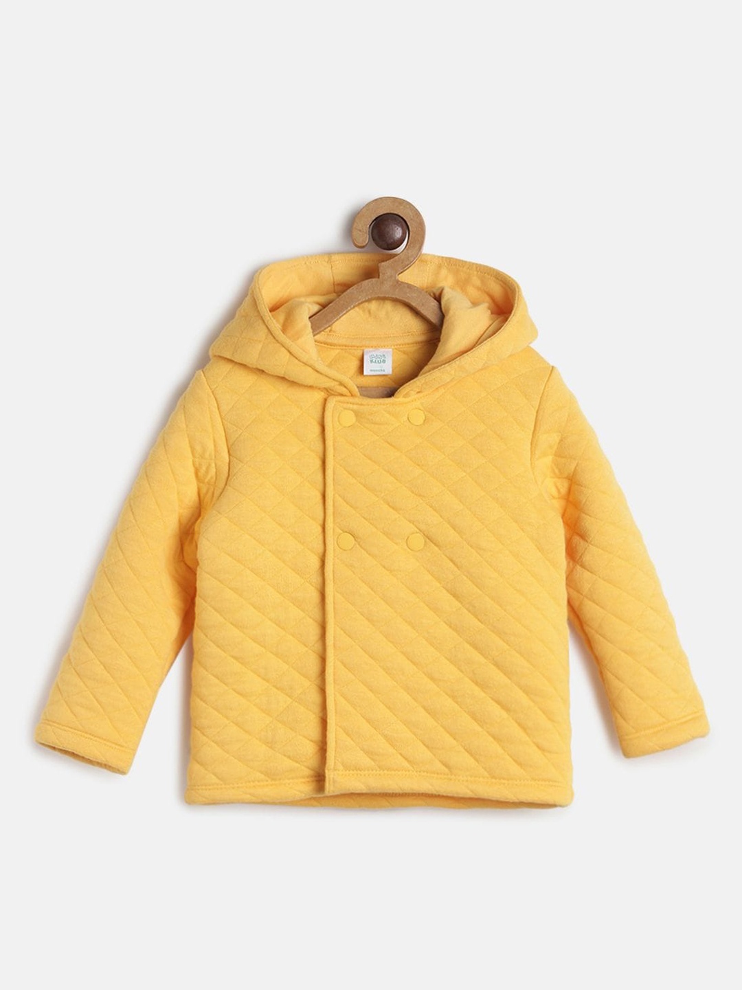 

MINI KLUB Boys Hooded Lightweight Padded Jacket, Yellow