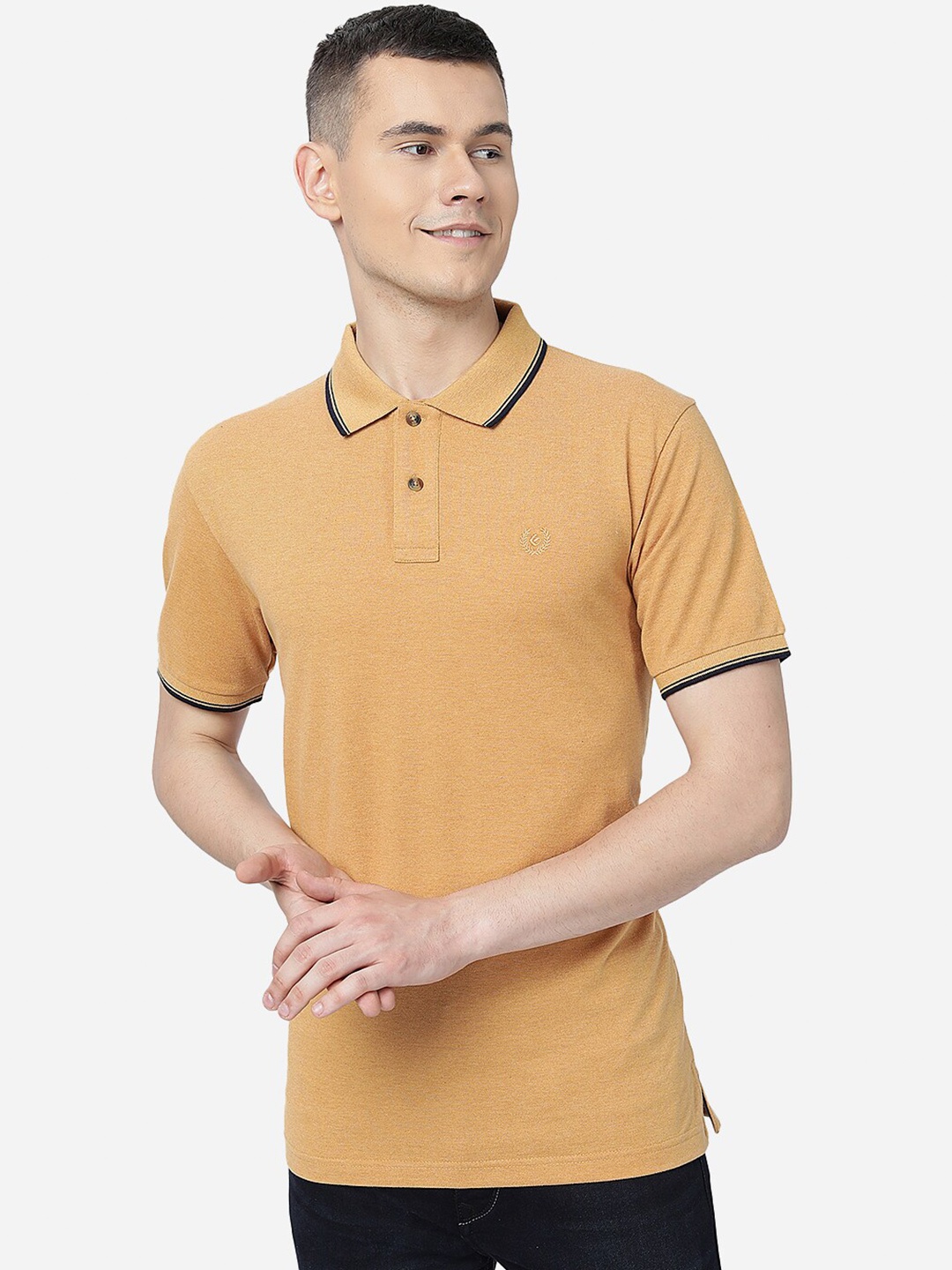 

Greenfibre Polo Collar T-shirt, Yellow