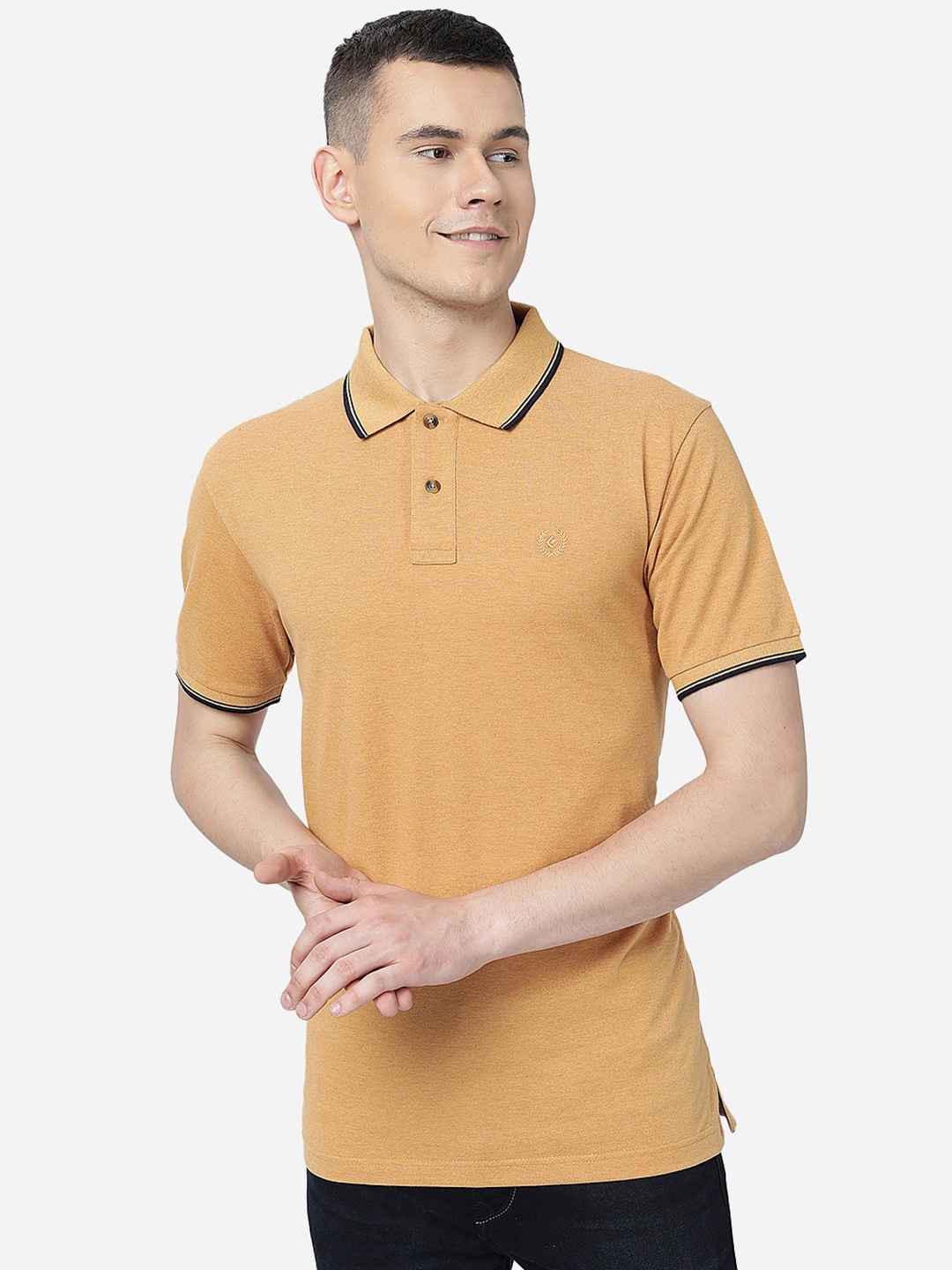 

Greenfibre Polo Collar T-shirt, Yellow