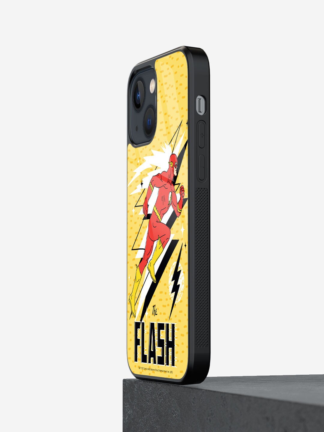 

macmerise The Flash Design Printed iPhone 13 Bumper Case, Yellow