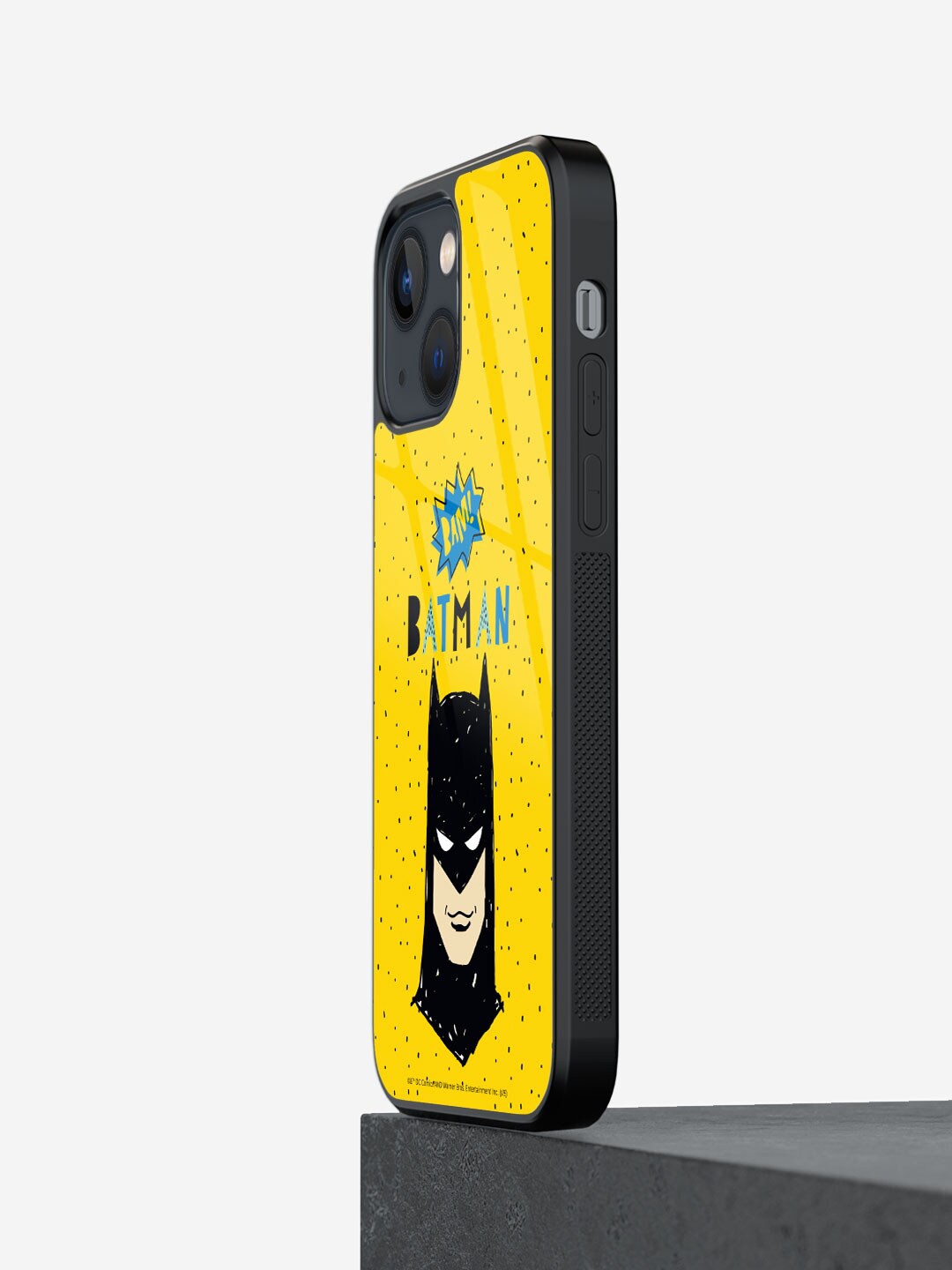 

macmerise Batman Bam Design Printed iPhone 13 Mini Bumper Case, Yellow