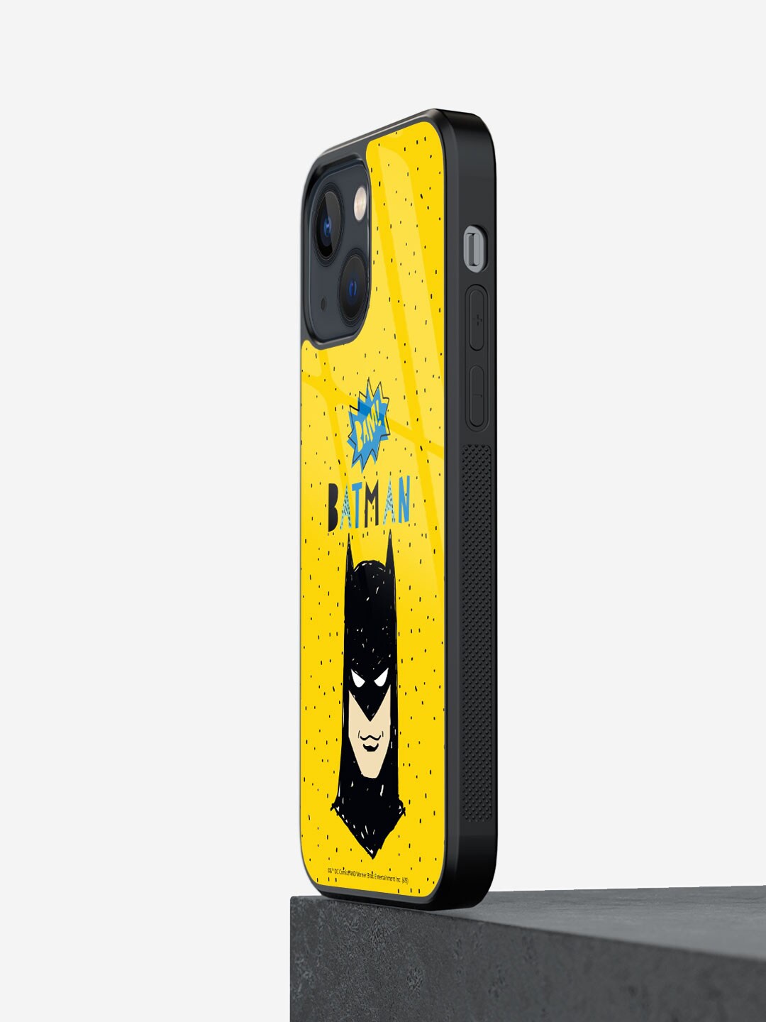 

macmerise Batman Bam Design iPhone 13 Glass Phone Case, Yellow