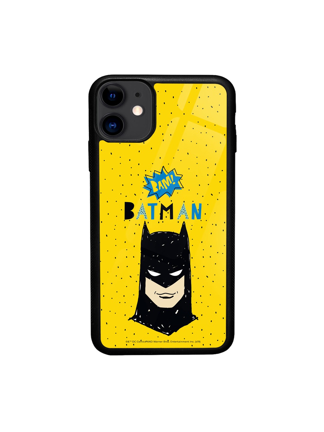 

macmerise Batman Bam Design Printed iPhone 11 Bumper Case, Yellow